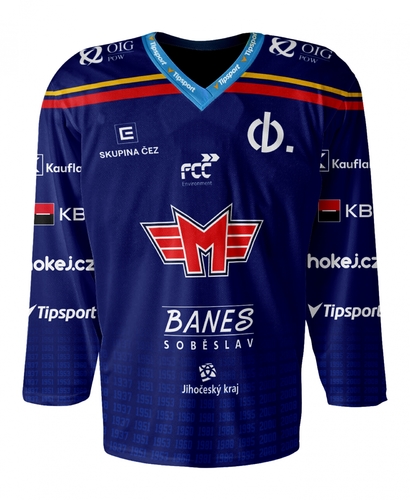 Banes Motor ČB - fan dres  24/25 CUSTOM - modrý  