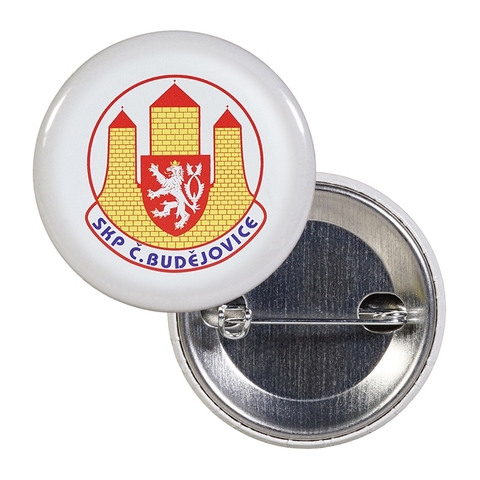 Fan odznak - kolečko, špendlík Č. Budějovice "SKP"